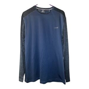 Greg Norman Attack‎ Life Golf Shirt Mens Long Sleeve Blue L